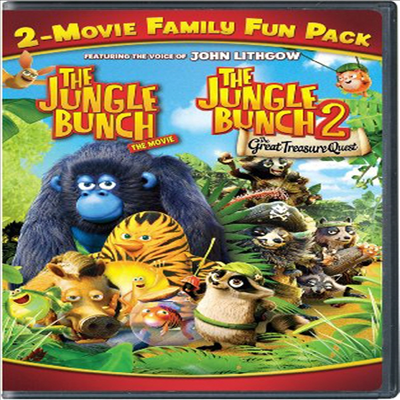 The Jungle Bunch: 2 Movie Family Fun Pack (정글번치: 2 무비 패밀리 펀 팩)(지역코드1)(한글무자막)(DVD)