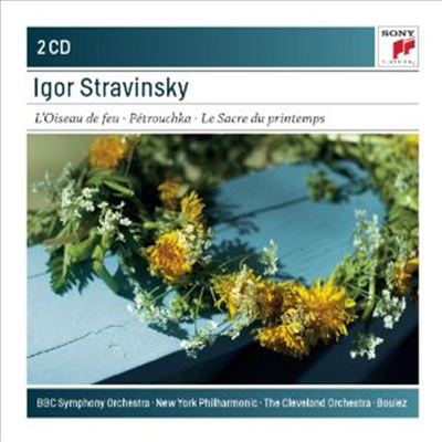 스트라빈스키: 불새, 페트루슈카 &amp; 봄의 제전 (Stravinsky: Firebird , Petrouchka &amp; The Rite of Spring) (2CD) - Pierre Boulez