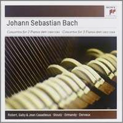 바흐: 두 대 & 세 대를 위한 피아노 협주곡 (Bach: Concertos for 2 & 3 Pianos)(CD) - Robert Casadesus