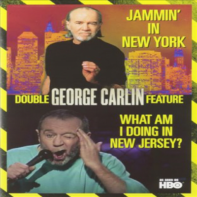 George Carlin Double Feature: Jammin&#39; In New York / What Am I Doing In New Jersey (조지 칼린: 재밍 인 뉴욕 / ?m 엠 아이 두잉 인 뉴저지)(지역코드1)(한글무자막)(DVD)