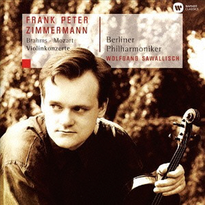 브람스: 바이올린 협주곡, 모차르트: 바이올린 협주곡 3번 (Brahms: Violin Concerto, Mozart: Violin Concerto No.3) (일본반)(CD) - Frank Peter Zimmermann