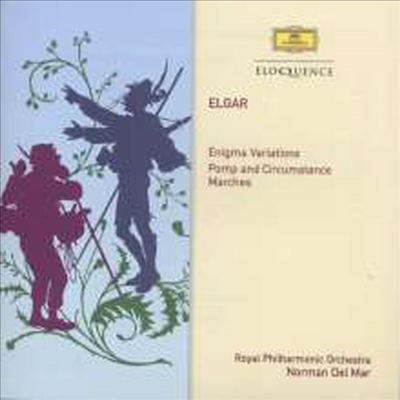 엘가: 수수께끼 변주곡, 위풍당당 행진곡 (Elgar: Enigma Variations, Pomp & Circumstance March)(CD) - Norman Del Mar