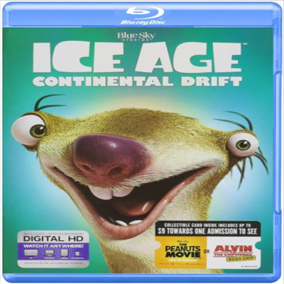 Ice Age: Continental Drift (아이스 에이지 4: 대륙 이동설)(한글무자막)(Blu-ray)