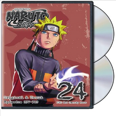 Naruto Shippuden: Uncut Set 24 (나루토 질풍전: 언컷 세트 24)(지역코드1)(한글무자막)(DVD)
