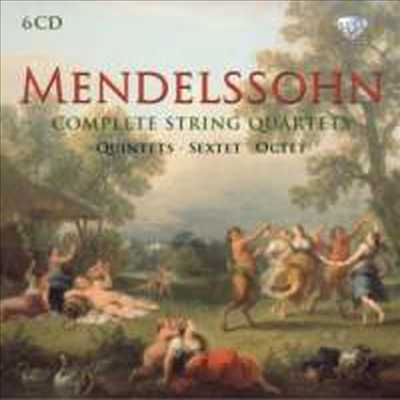 멘델스존 : 현악 사중주, 오중주, 육중주 & 팔중주 전곡 (Mendelssohn : Complete String Quartets, Quintets, Sextet & Octet) (6CD) - Gewandhaus-Quartett