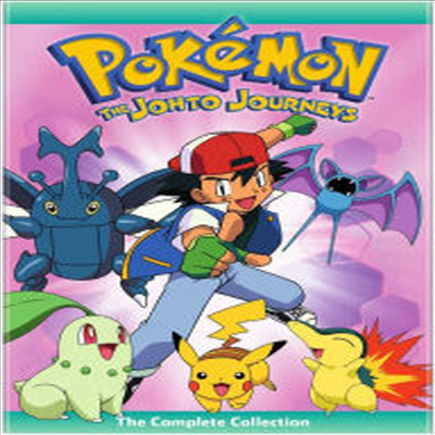 Pokemon: The Johto Journeys - The Complete Collection (포켓몬: 더 요토 져니스)(지역코드1)(한글무자막)(DVD)