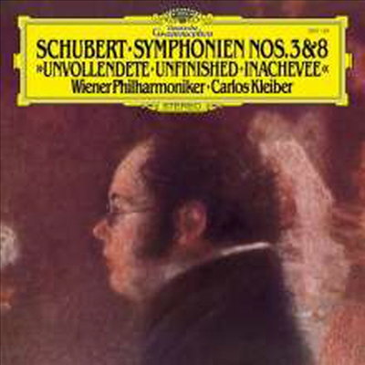 슈베르트: 교향곡 3번 & 8번 '미완성' (Schubert: Symphonies Nos.3 & 8 'Unfinished') (180g)(LP) - Carlos Kleiber