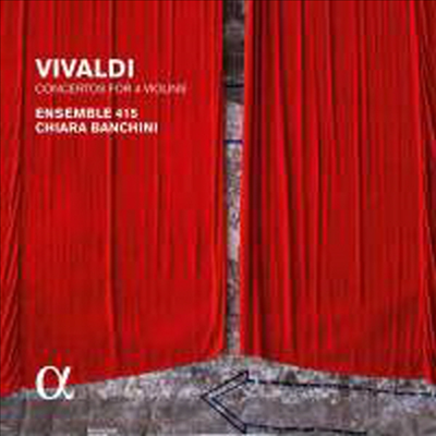 비발디: 네 대의 바이올린을 위한 협주곡 (Vivaldi: Concertos for Four Violins)(CD) - Chiara Banchini