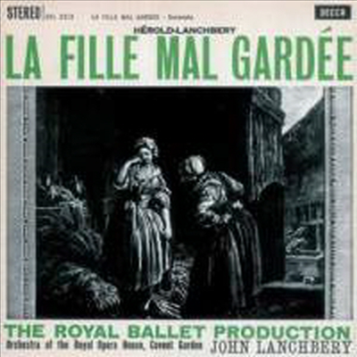 헤롤드: 발레 '고집쟁이 딸' (Herold: La Fille mal gardee - Highlights) (180g)(LP) - John Lanchbery