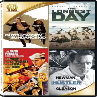 Butch Cassidy & The Sundance Kid / The Longest Day / The Sand Pebbles / The Hustler (내일을 향해 쏴라 / 지상 최대의 작전 / 산 파블로 / 허슬러)(지역코드1)(한글무자막)(DVD)