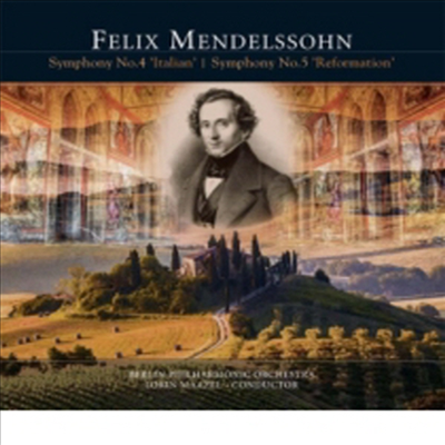 멘델스존: 교향곡 4번 &#39;이탈리아&#39; &amp; 5번 &#39;종교개혁&#39; (Mendelssohn: Symphonies Nos.4 &#39;Italian&#39; &amp; 5 &#39;Reformation&#39;) (Remastered)(180g)(LP) - Lorin Maazel