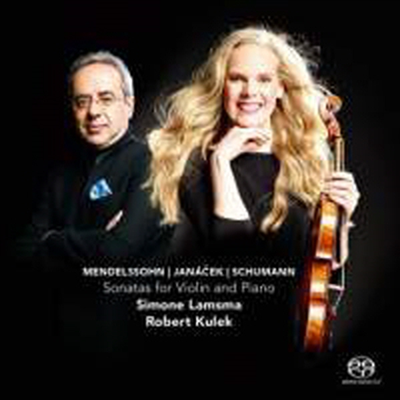 멘델스존, 야나첵 & 슈만: 바이올린 소나타 (Mendelssohn, Janacek & Schumann: Sonatas for Violin and Piano) (SACD Hybrid) - Simone Lamsma