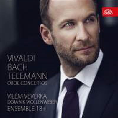 바흐, 텔레만 & 비발디: 오보에 협주곡 (Bach, Telemann & Vivaldi: Oboe Concertos)(CD) - Vilem Veverka