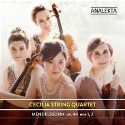 멘델스존: 현악 사중주 3, 4번 (Mendelssohn: String Quartet No.3 &amp; 4)(CD) - Cecilia String Quartet