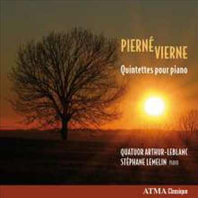 피에르네, 비에르네: 피아노 오중주 (Pierne, Vierne: Piano Quintets)(CD) - Stephane Lemelin