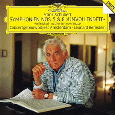 슈베르트: 교향곡 5, 8번 &#39;미완성&#39; (Schubert: Symphonies No.5 &amp; No.8 &#39;Unfinished&#39;) (Ltd. Ed)(SHM-CD)(일본반) - Leonard Bernstein