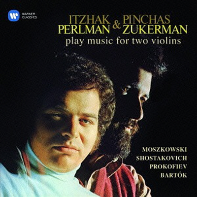 모스코브스키, 쇼스타코비치, 프로코피에프. 바르톡: 두대의 바이올린을 위한 작품집 (Moszkowski, Shostakovich, Prokofiev, Bartok: Works for Two Violin) (Remastered)(2CD)(일본반) - Itzhak Perlman