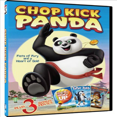 Chop Kick Panda + 3 Bonus Movies: What's Up / Tappy Toes / Puss In Boots (숍 킥 팬더 / 왓츠 업 / 타피 토즈 / 퍼스 인 부츠)(지역코드1)(한글무자막)(DVD)