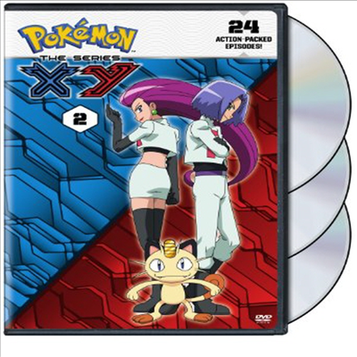 Pokemon The Series: XY Set 2 (포켓몬 더 시리즈: XY 세트 2)(지역코드1)(한글무자막)(DVD)