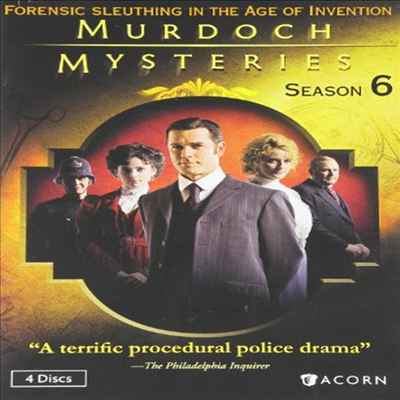 Murdoch Mysteries: Season 6 (머독 미스터리: 시즌 6)(지역코드1)(한글무자막)(DVD)