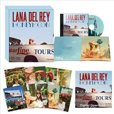 Lana Del Rey - Honeymoon (Ltd. Ed)(CD+24 Page Hardback Book+10 Lithographs)(Boxset)(CD)