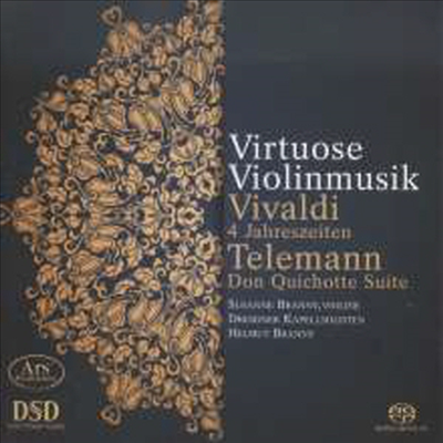 비발디: 사계, 텔레만: 돈키호테 모음곡 (Vivaldi: The Four Seasons, Telemann: Don Quixote Suite - Virtuose Violinmusik) (SACD Hybrid) - Susanne Branny