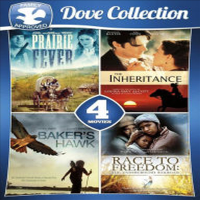 4 Movie Dove Collection: Prairie Fever / The Inheritance / Baker&#39;s Hawk / Race To Freedom (4 무비 도브 컬렉션)(지역코드1)(한글무자막)(DVD)