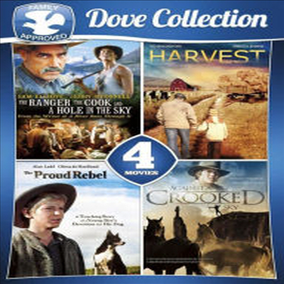 4 Movie Dove Collection: The Ranger The Cook And A Hole In The Sky / Harvest / The Proud Rebel / Against A Crooked Sky (4 무비 도브 컬렉션)(지역코드1)(한글무자막)(DVD)