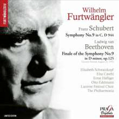 슈베르트: 교향곡 9번 &#39;그레이트&#39;, 베토벤: 교향곡 9번 &#39;합창&#39; - 4악장 (Schubert: Symphony No.9 &#39;The Great&#39;, Beethoven: Symphony No.9 &#39;Choral&#39; - Finale Movement) (SACD Hybrid) - Wilhelm Furtwangler