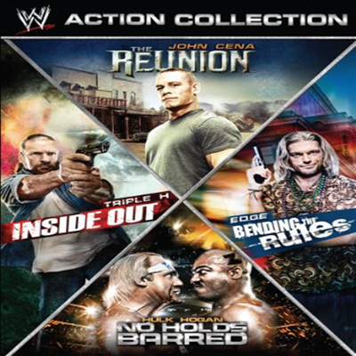 WWE Action Collection: Inside Out / The Reunion / Bending The Rules / No Holds Barred (인사이드 아웃 / 더 리유니언 / 벤딩 더 룰스 / 죽느냐 사느냐)(지역코드1)(한글무자막)(DVD)