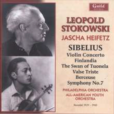 시벨리우스: 교향곡 7번 & 바이올린 협주곡 (Sibelius: Symphhony No.7 & Violin Concerto)(CD) - Leopold Stokowski