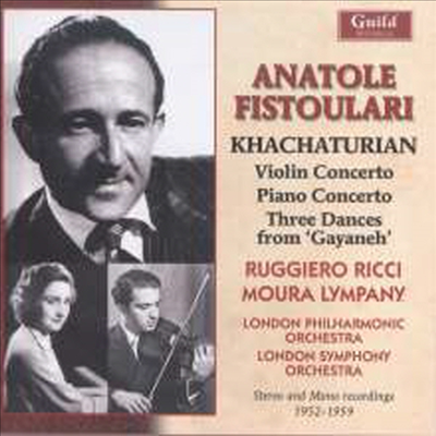 하차투리안: 바이올린 협주곡 &amp; 피아노 협주곡 (Khachaturian: Violin Concerto &amp; Piano Concerto)(CD) - Ruggiero Ricci
