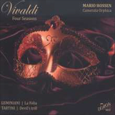 비발디: 사계 & 타르티니: 악마의 트릴 (Vivaldi: Four Seasons & Tartini: Devil's Trill)(CD) - Mario Hossen