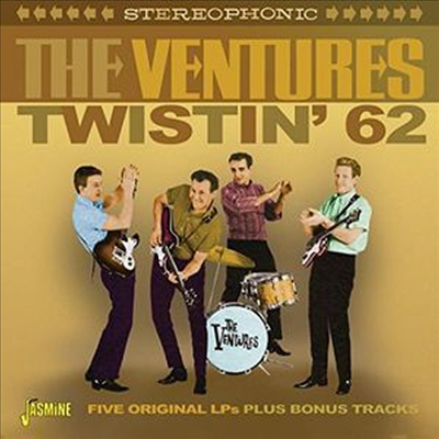 Ventures - Twistin 62: Five Original LPS Plus Bonus Tracks (2CD)