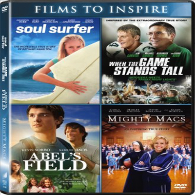 Soul Surfer / When the Game Stands Tall / A Abel's Field / The Mighty Macs (소울 서퍼 / 151경기 / 어 아벨스 필드 / 마이티 맥스)(지역코드1)(한글무자막)(DVD)