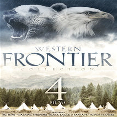 4 Films Western Frontier Collection: Big Bear / Walking Thunder / Black Eagle Of Santa Fe / Sign Of The Otter (빅 베어 / 워킹 썬더 / 사인 오브 디 오터 / 블랙 이글 오브 산타페)(지역코드1)(한글무자막)(D