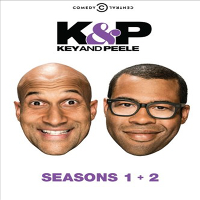 Key &amp; Peele: Seasons 1 &amp; 2 (키 앤 필: 시즌 1 &amp; 2)(지역코드1)(한글무자막)(DVD)