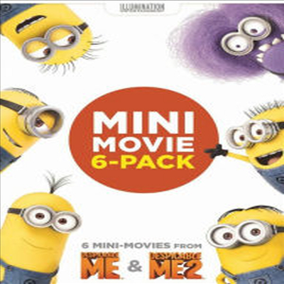 Despicable Me & Despicable Me 2: Mini Movie 6-Pack (슈퍼배드 / 슈퍼배드 2)(지역코드1)(한글무자막)(DVD)