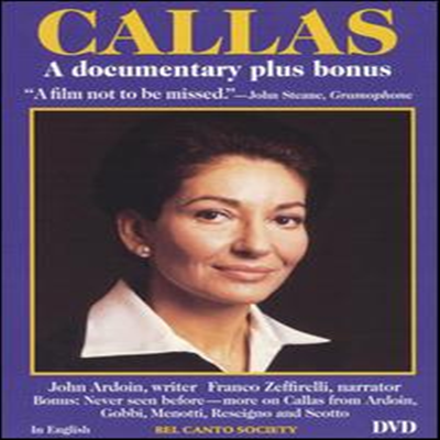 Maria Callas - Documentary Plus Bonus (DVD) - Maria Callas