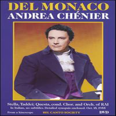 조르다노 : 안드레아 셰니에 (Giordano : Andrea Chenier) (DVD) - Mario Del Monaco