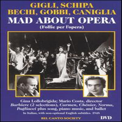 Gigli, Schipa: Mad About Opera (DVD)(1948) - Tito Gobbi