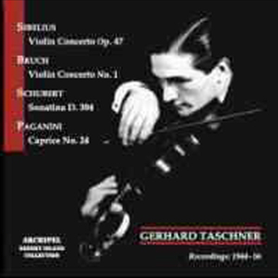 게르하르트 타슈너 바이올린 연주곡집 (Gerhard Taschner - Violin Concertos &amp; Violin Works)(CD) - Gerhard Taschner