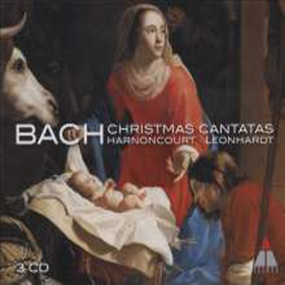 바흐: 크리스마스 칸타타 (Bach: Kantaten BWV 40,57,63,64,91,110,121,133,151) (3CD) - Nikolaus Harnoncourt