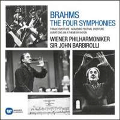 브람스: 교향곡 전집 1번 - 4번 & 하이든 주제에 의한 변주곡 (Brahms: Complete Symphonies Nos.1 - 4 & Variations On A Theme By Haydn) (3CD) - John Barbirolli