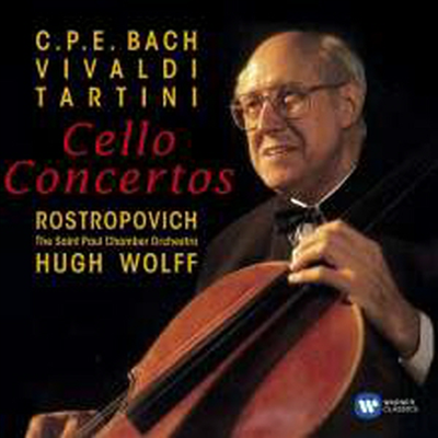 C.P.E.바흐, 비발디 & 타르티니: 첼로 협주곡 (C.P.E:Bach, Vivaldi & Tartini: Cello Concertos) - Mstislav Rostropovich