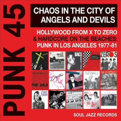Various Artists - Punk 45: Chaos In The City Of Angels And Devils - Hollywood From X To Zero and Hardcore On The Beaches: Punk In Los Angeles 1977-81 (CD)