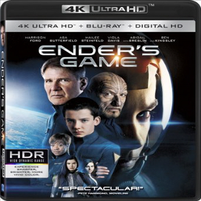 Ender's Game (엔더스 게임) (한글무자막)(4K Ultra HD + Blu-ray + Digital HD)