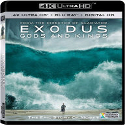 Exodus: Gods And Kings (엑소더스: 신들과 왕들) (한글무자막)(4K Ultra HD + Blu-ray + Digital HD)