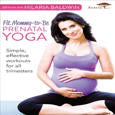 Home With Hilaria Baldwin: Fit Mommy-to-be Prenatal Yoga (홈 위드 힐라리아 볼드윈: 피트 마미 투비 프리레이널 요가)(지역코드1)(한글무자막)(DVD)