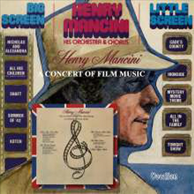Henry Mancini & His Orchestra - Big Screen-Little Screen/A Concert Of Film Music (Remastered)(2 On 1CD)(CD)